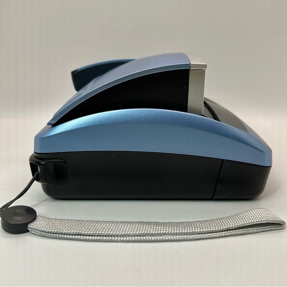 Vintage Polaroid One 600 Film 100mm Focus Range Instant Camera Blue/Blk untested - Picture 4 of 11